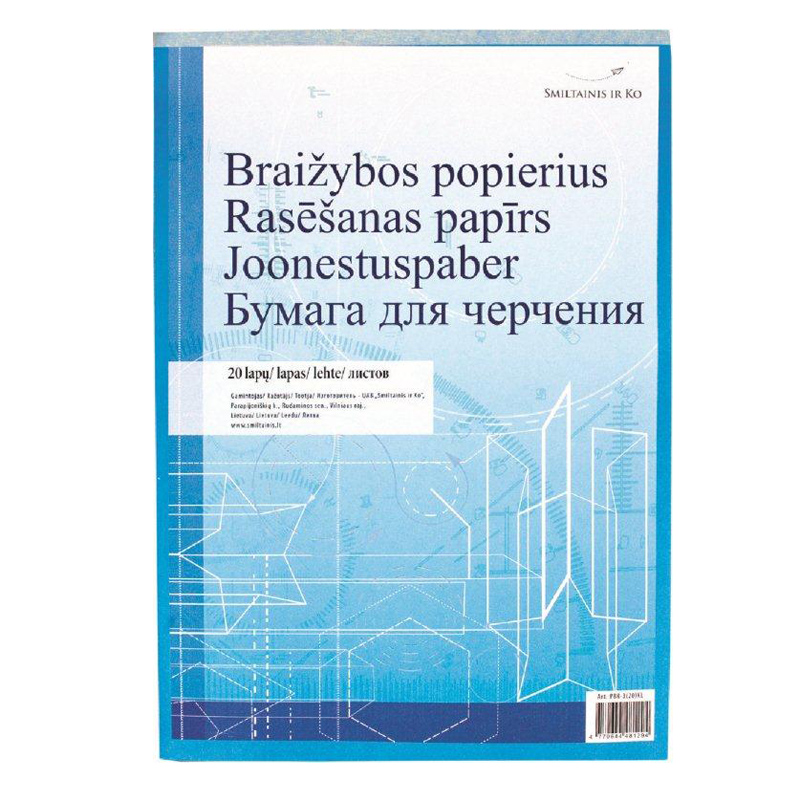 Rasēšanas albūms SMLT A3 formāts,160g 20 lapas