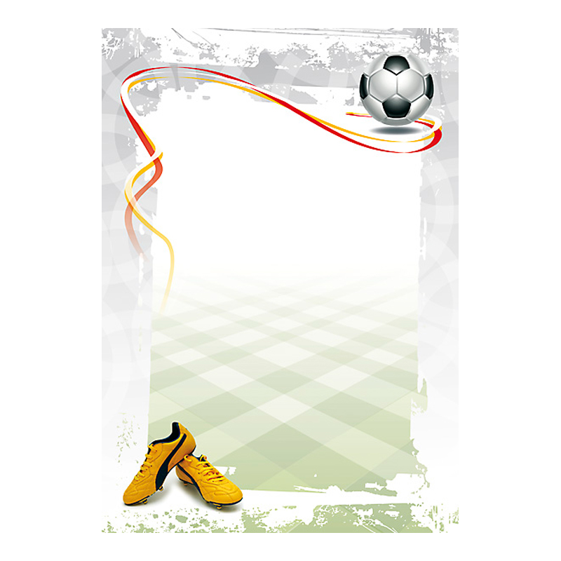 Dizaina papīrs sertifikāts FOOTBALL A4, 25 loksnes/iepakojuma, 170g/m2