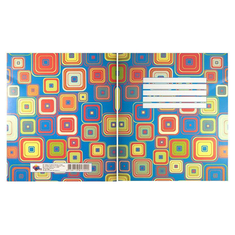 Burtnīca ABC JUMS lielrūtiņu, 12 lapas