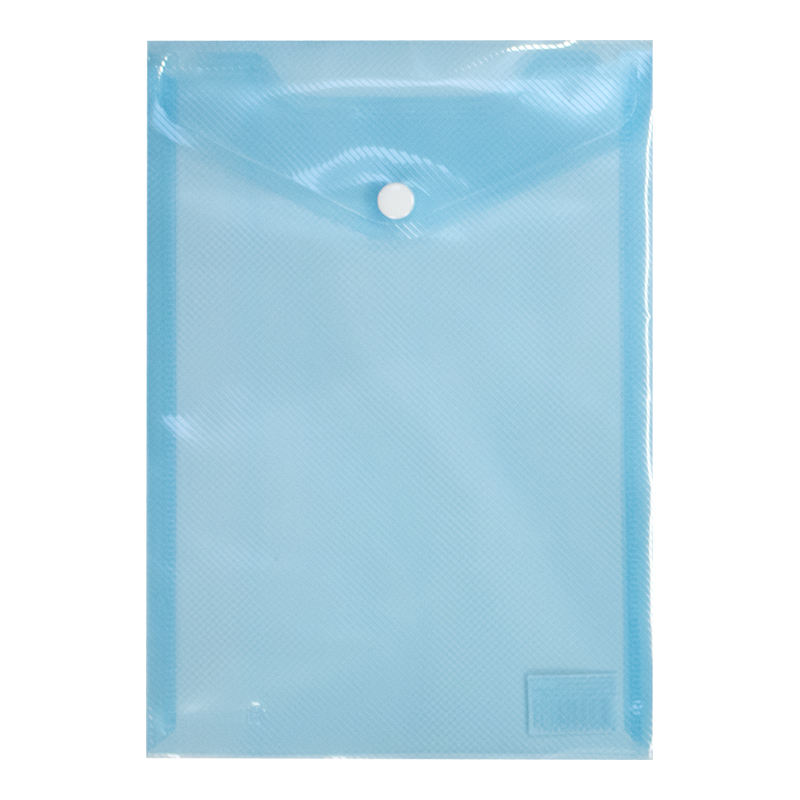 Mape-aploksne ar pogu ELLER PP, A5 formāts, gaiši zilā krāsa