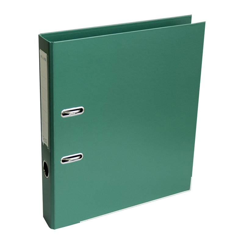 Mape-reģistrs ELLER A4 formāts, 50mm, zaļa, apakšējā mala ar metālu