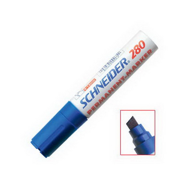 Noturīgais marķieris SCHNEIDER 280 slīps, zils