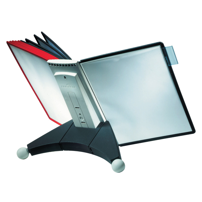 Galda displejs DURABLE Sherpa ar 10 displeja kabatām