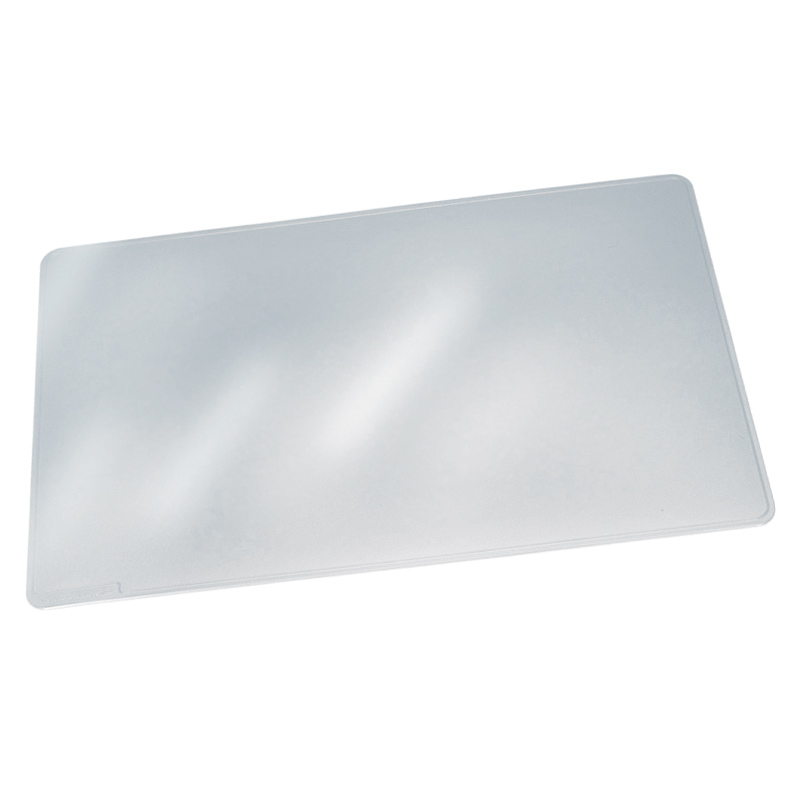 Galda segums Durable Duraglas ar izmēru 50x65cm, caurspīdīgi matēts