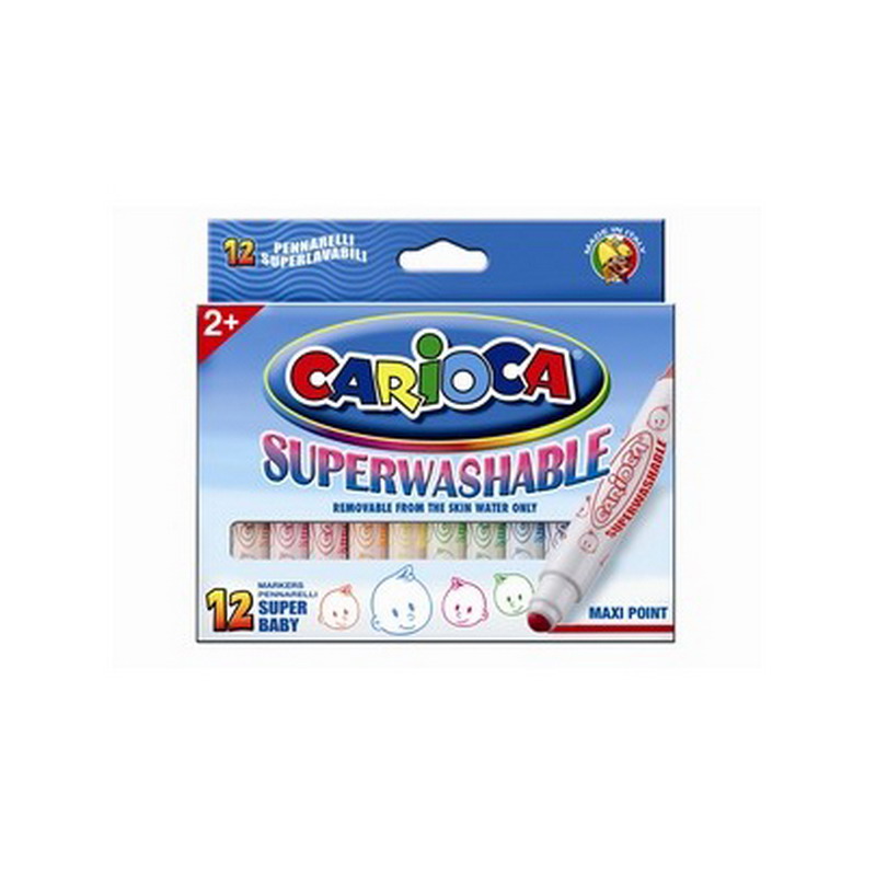 Flomasteri bērniem CARIOCA ,12 krāsas